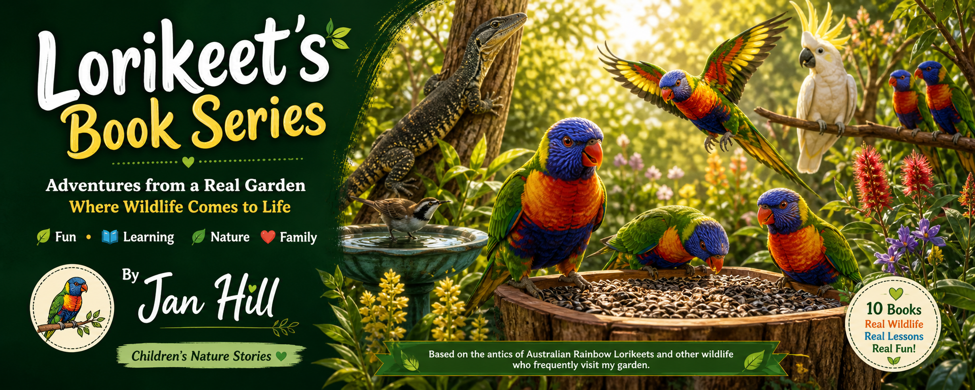 Lorikeet's Book Series — Author Banner