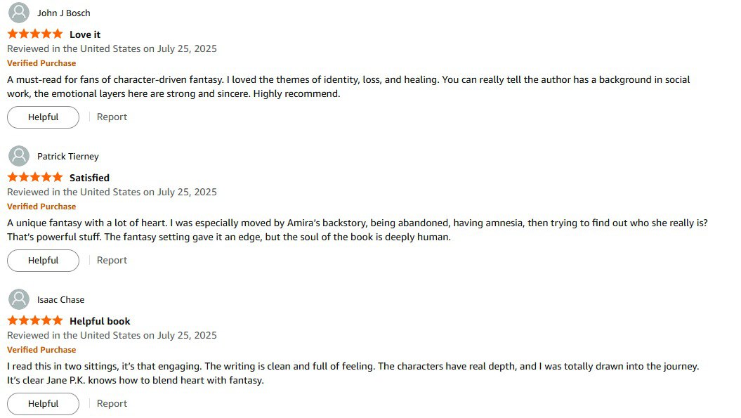 Verified Amazon reviews for Warrior Rock of Thorns and Briars — Love it, Satisfied, Helpful book